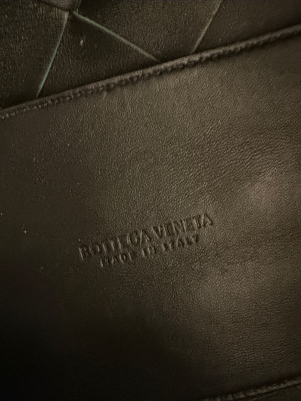 Authentic Bottega Veneta Green Woven Leather Tote Bag - Picture 5 of 11